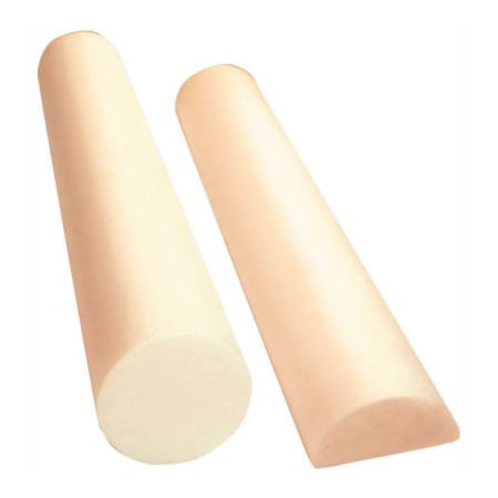 Fabrication Enterprises CanDo Antimicrobial Beige PE Foam Roller, Round, 6" Dia. x 12"L 30-2331